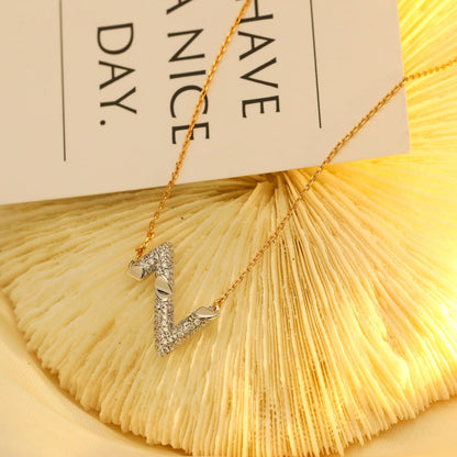 [Vera  Jewelry]VOLT SILVER DIAMOND PEDANT NECKLACE