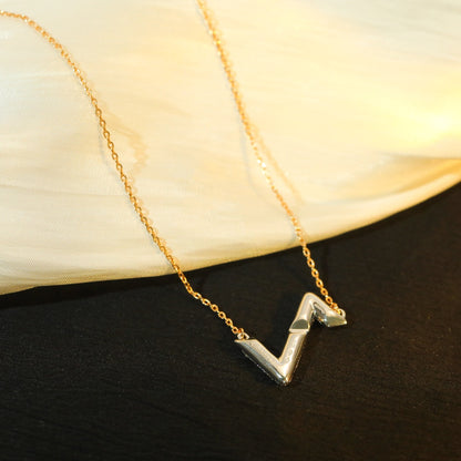 [Vera  Jewelry]VOLT SILVER DIAMOND PEDANT NECKLACE