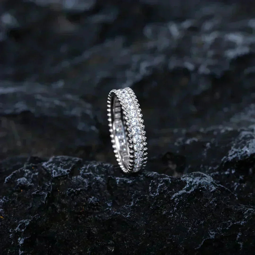 [Vera Jewelry]PERLEE DIAMOND SILVER RING