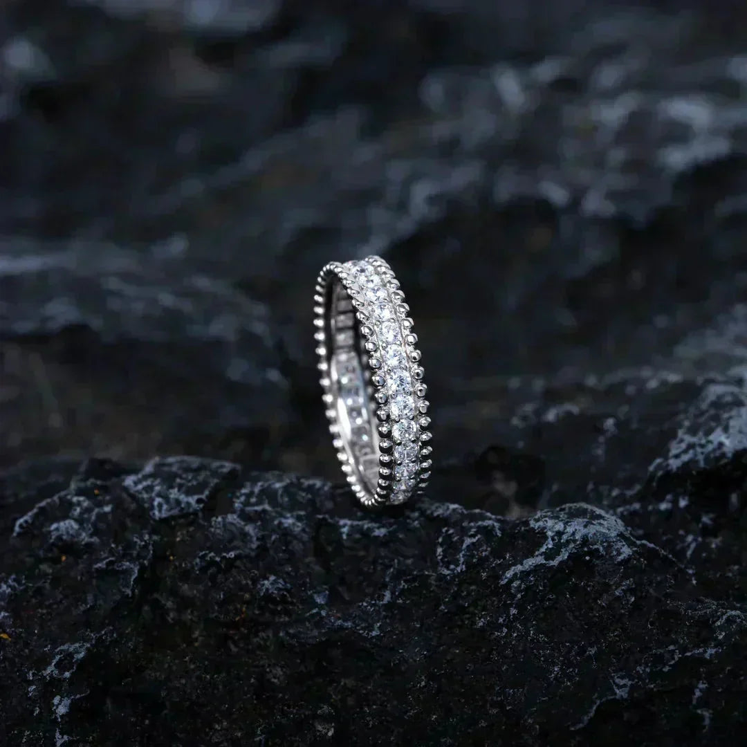[Vera  Jewelry]PERLEE DIAMOND SILVER RING