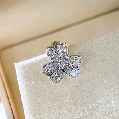 [Vera  Jewelry]CLOVER COMOS DIAMOND EARRINGS SILVER