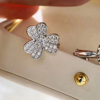 [Vera  Jewelry]CLOVER COMOS DIAMOND EARRINGS SILVER