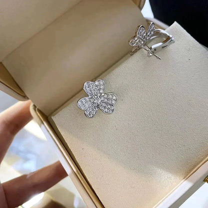 [Vera  Jewelry]CLOVER COMOS DIAMOND EARRINGS SILVER