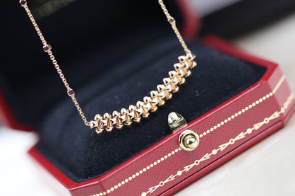 [Vera  Jewelry]CLASH PINK GOLD NECKLACE