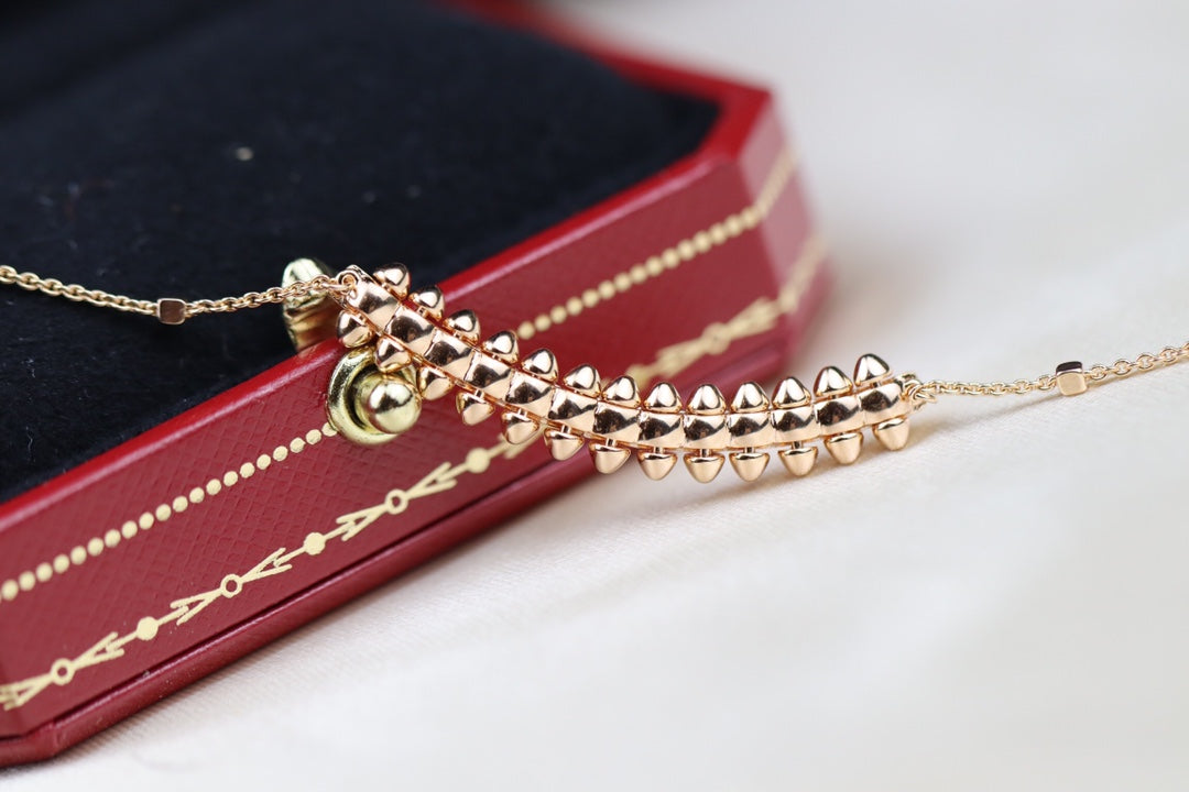 [Vera  Jewelry]CLASH PINK GOLD NECKLACE