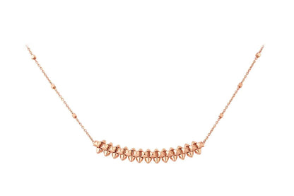 [Vera  Jewelry]CLASH PINK GOLD NECKLACE