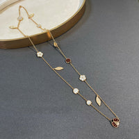 [Vera Jewelry]LUCKY SPRING 15 MOTIFS GOLD NECKLACE