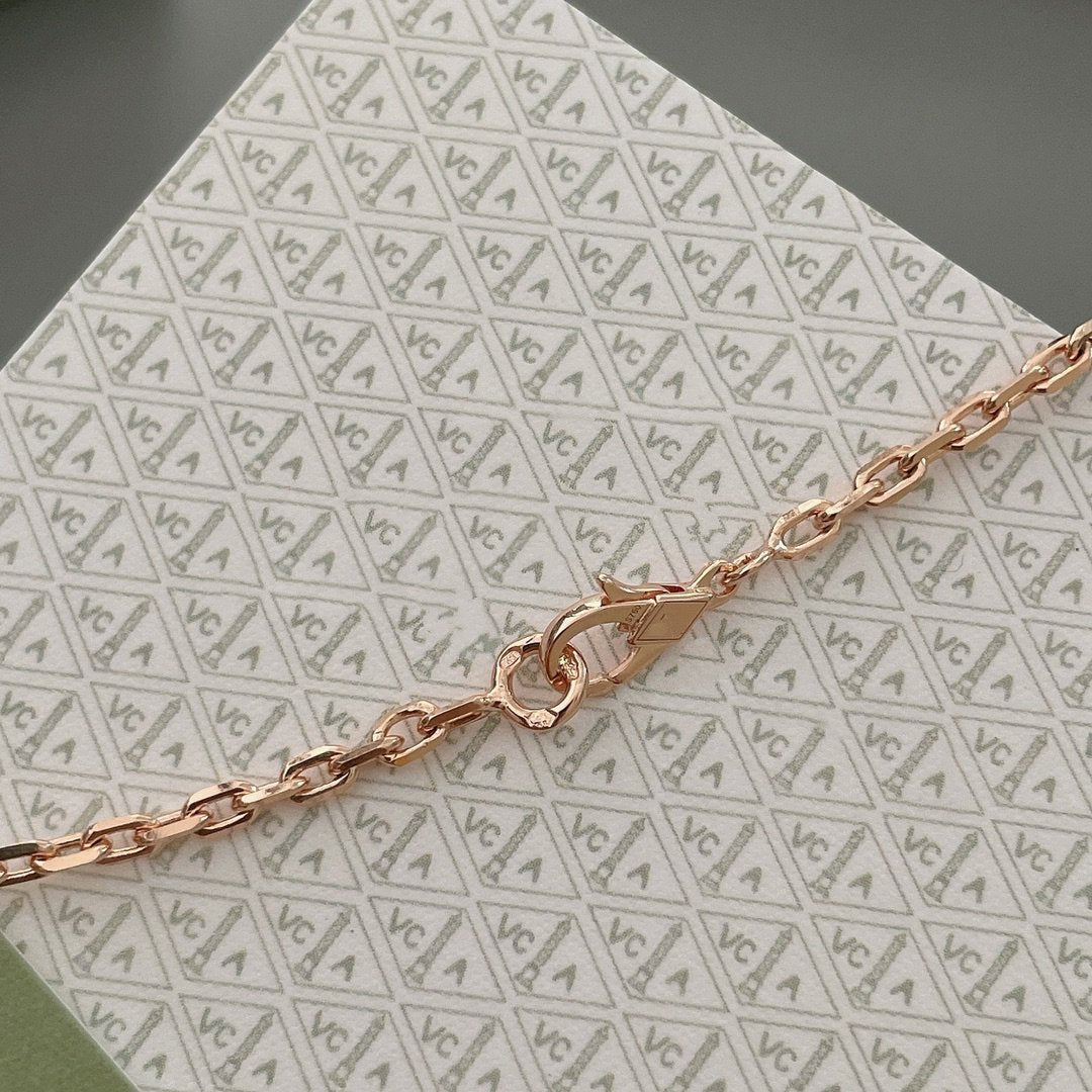 [Vera Jewelry]LUCKY SPRING 15 MOTIFS ROSE GOLD NECKLACE