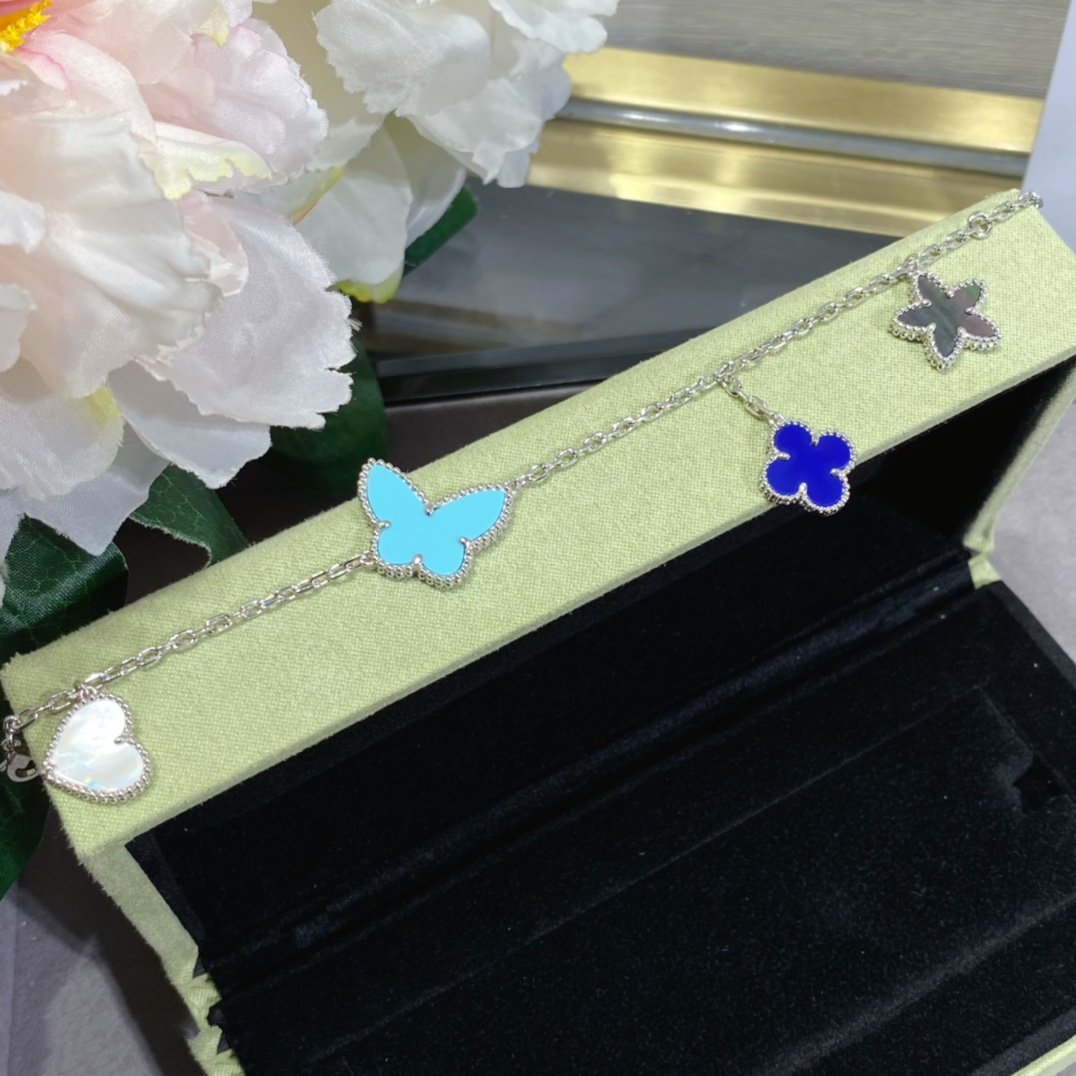 [Vera Jewelry]LUCKY SPRING SILVER BRACELET 4 MOTIF