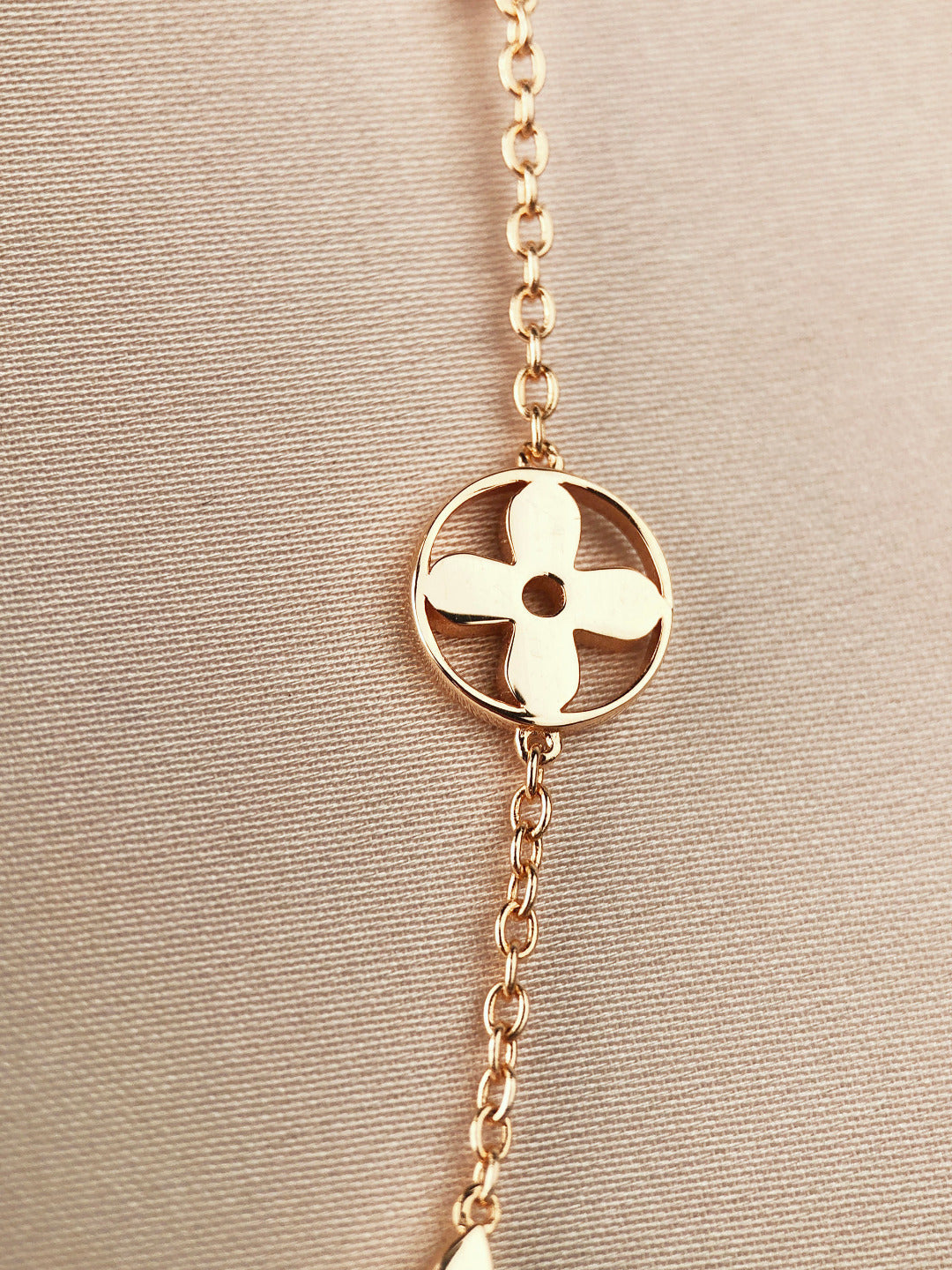 [Vera  Jewelry]STAR AND SUN 7 MOTIFS GOLD BRACELET