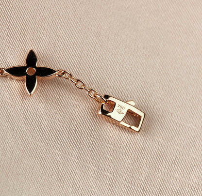[Vera  Jewelry]STAR AND SUN 7 MOTIFS GOLD BRACELET