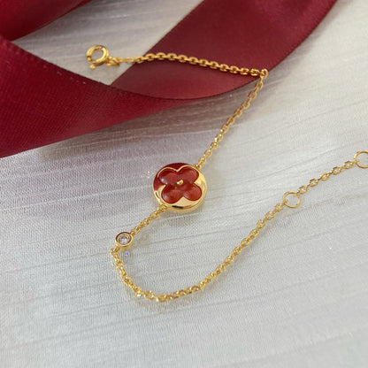 [Vera  Jewelry]SUN PEDANT CARNELIAN BRACELET