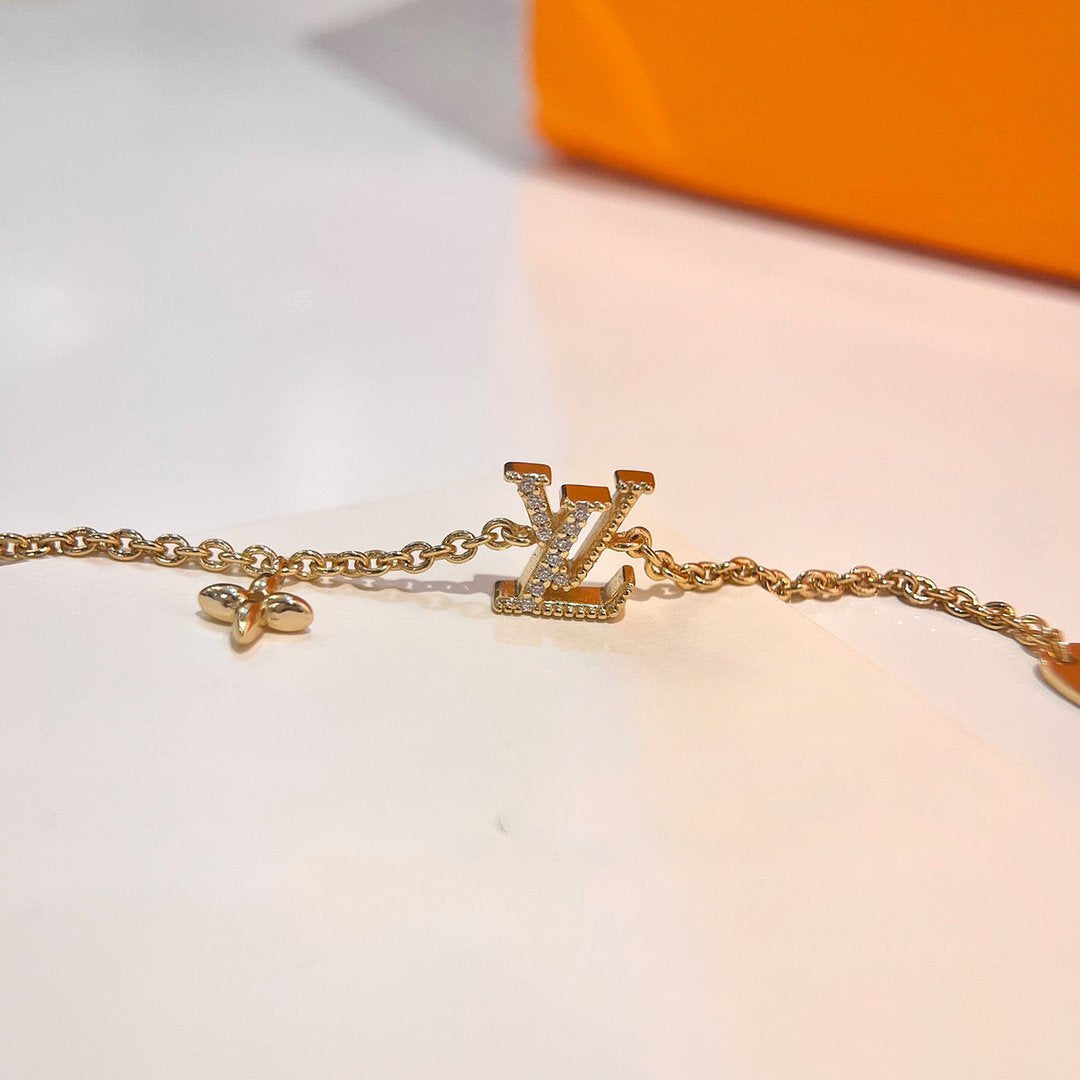 [Vera Jewelry]LOGO STAR MOTIF GOLD BRACELET