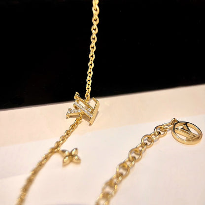 [Vera Jewelry]LOGO STAR MOTIF GOLD BRACELET
