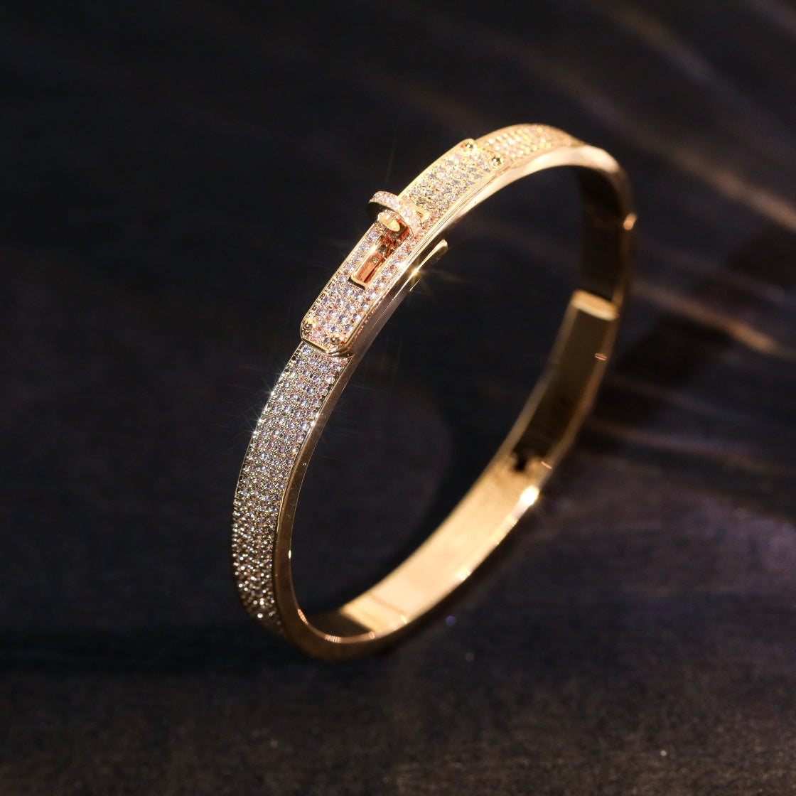 [Vera  Jewelry]KELLY BRACELET DIAMOND PAVED