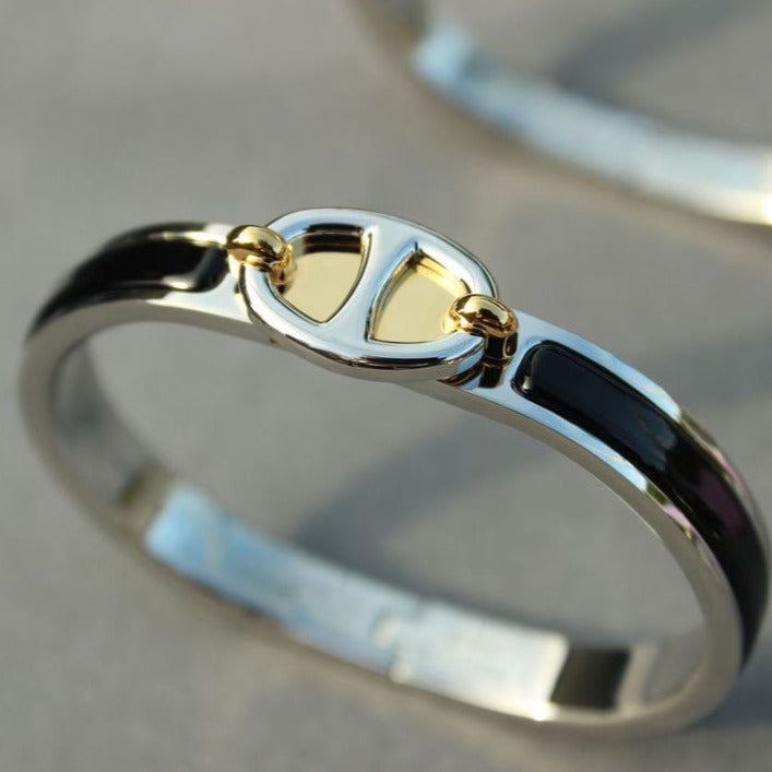 [Vera  Jewelry]CLIC CHAINE SILVER BRACELET