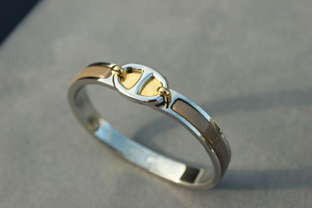 [Vera  Jewelry]CLIC CHAINE SILVER BRACELET