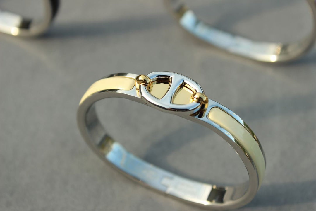 [Vera  Jewelry]CLIC CHAINE SILVER BRACELET
