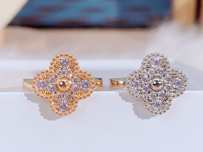 [Vera  Jewelry]CLOVER DIAMOND RING