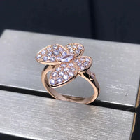 [Vera Jewelry]BUTTERFLY PINK GOLD DIAMOND RING