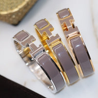 [Vera Jewelry]H BRACELET 12MM BROWN