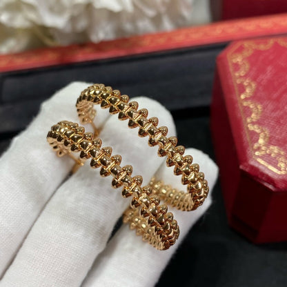[Vera  Jewelry]CLASH LARGE HOOP EARRINGS