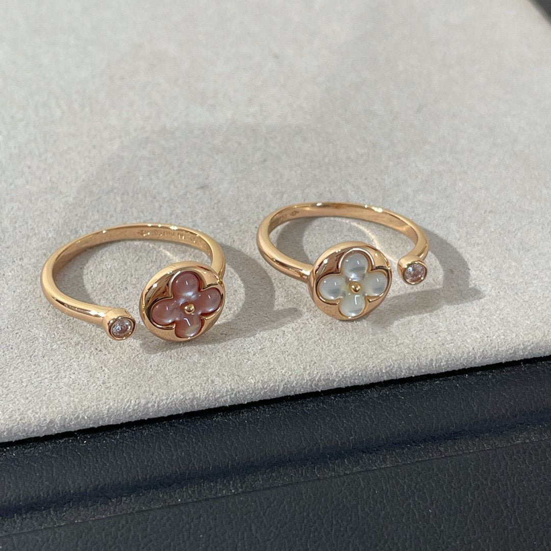 [Vera  Jewelry]SUN 1 DIAMOND PINK MOP RING