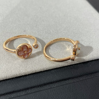[Vera Jewelry]SUN 1 DIAMOND PINK MOP RING