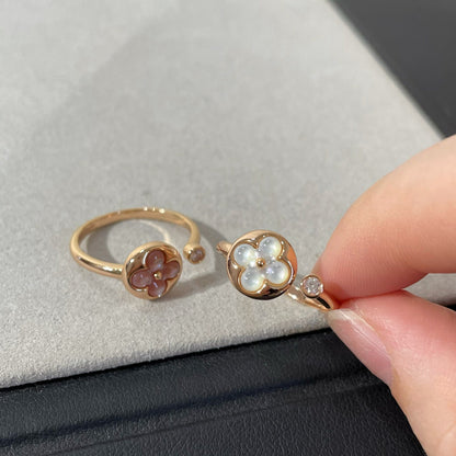 [Vera Jewelry]SUN 1 DIAMOND PINK MOP RING