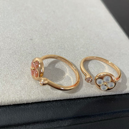 [Vera  Jewelry]SUN 1 DIAMOND PINK MOP RING