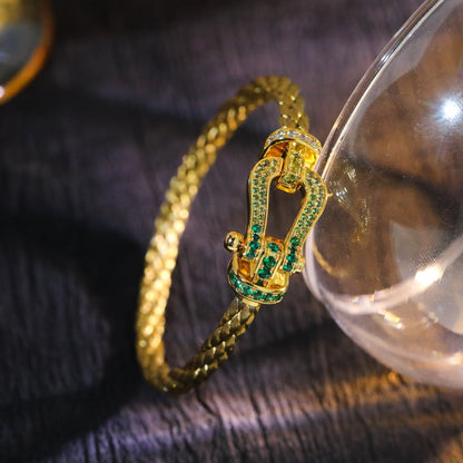 [Vera Jewelry]FORCE 10 GOLD GREEN DIAMOND PAVED