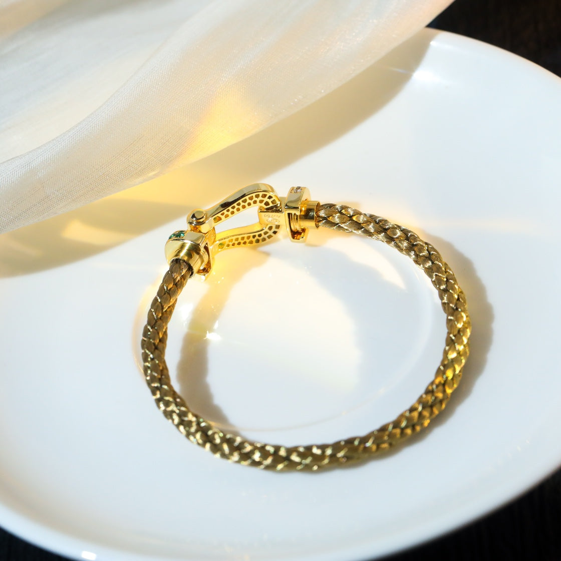 [Vera Jewelry]FORCE 10 GOLD GREEN DIAMOND PAVED
