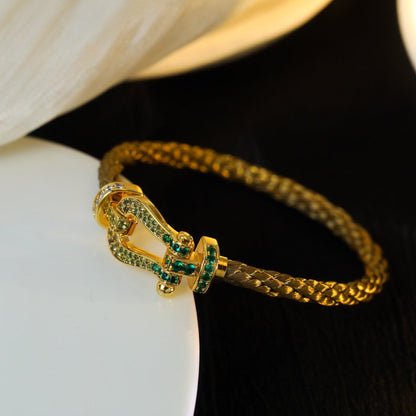 [Vera Jewelry]FORCE 10 GOLD GREEN DIAMOND PAVED