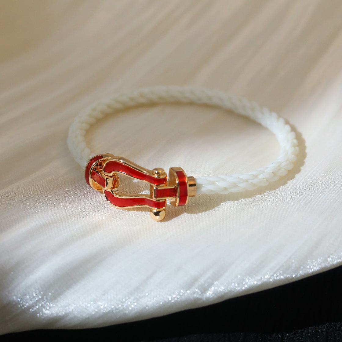 [Vera Jewelry]FORCE 10 WHITE TEXTILE DIAMOND PAVED