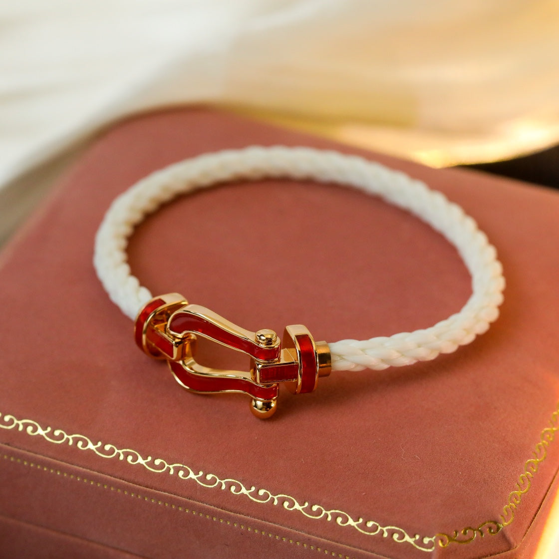 [Vera Jewelry]FORCE 10 WHITE TEXTILE DIAMOND PAVED