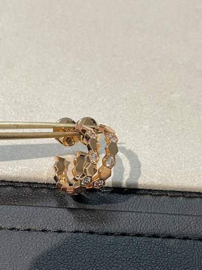 [Vera  Jewelry]Hollow Design Four-Leaf Clover Flower Shape Earrings