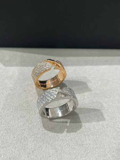 [Vera  Jewelry]LIENS EVIDENCE  DIAMOND PAVED RING