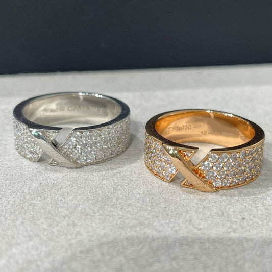 [Vera  Jewelry]LIENS EVIDENCE  DIAMOND PAVED RING