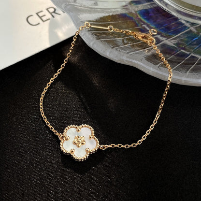 [Vera Jewelry]LUCKY SPRING ROSE GOLD MOP BRACELET