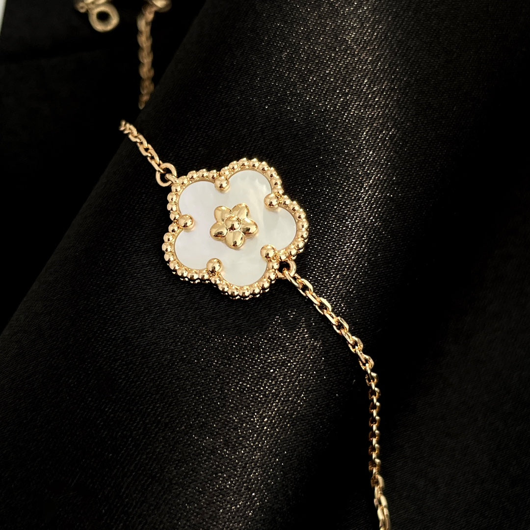 [Vera  Jewelry]LUCKY SPRING ROSE GOLD MOP BRACELET