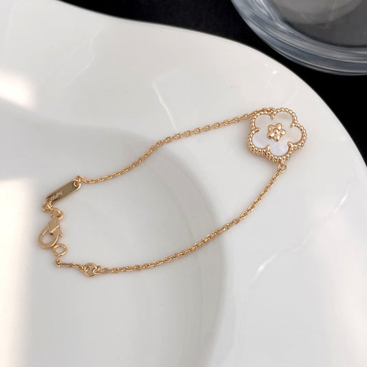 [Vera Jewelry]LUCKY SPRING ROSE GOLD MOP BRACELET