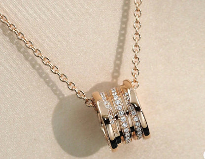 [Vera]ZERO 1 HALSKETTE AUS ROSÉGOLD MIT DIAMANTEN