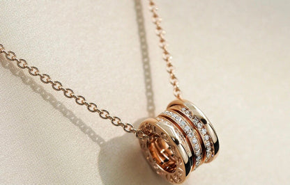 [Vera]ZERO 1 HALSKETTE AUS ROSÉGOLD MIT DIAMANTEN