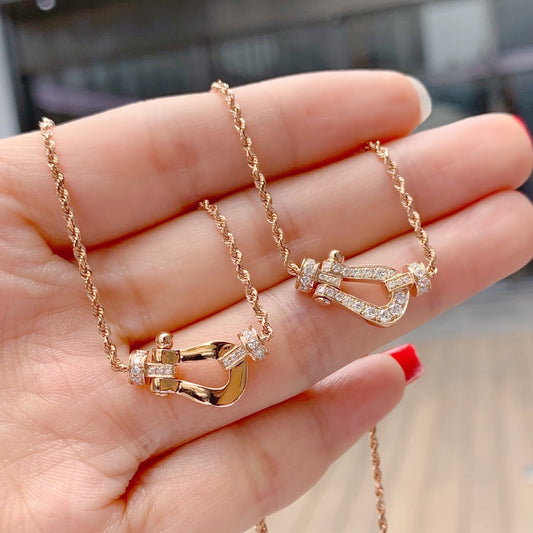 [Vera Jewelry]フォース10 ピンクゴールド ダイヤモンド ネックレス