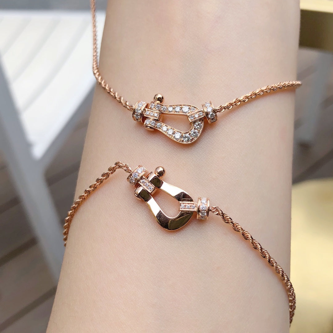 [Vera  Jewelry]FORCE 10 PINK GOLD DIAMOND NECKLACE