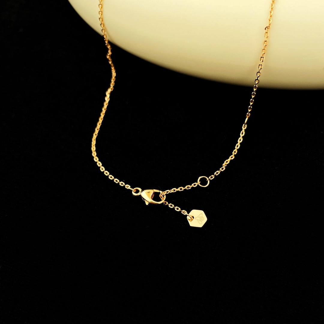 [Vera Jewelry]BEE MINI PEDANT DIAMOND NECKLACE