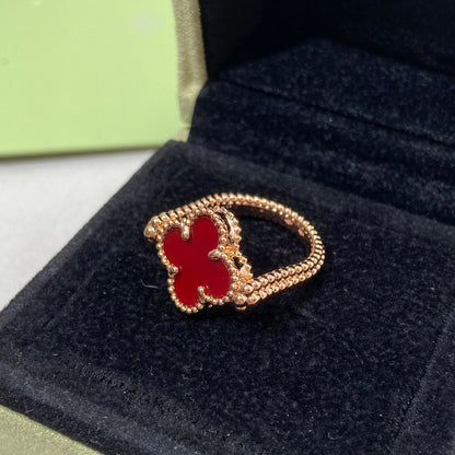 [Vera  Jewelry]CLOVER RIVERSIBLE ROSE GOLD RING