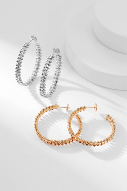 [Vera  Jewelry]CLASH HOOP EARRINGS