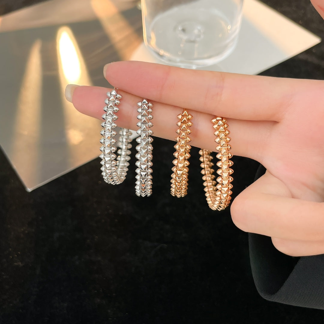 [Vera  Jewelry]CLASH HOOP EARRINGS