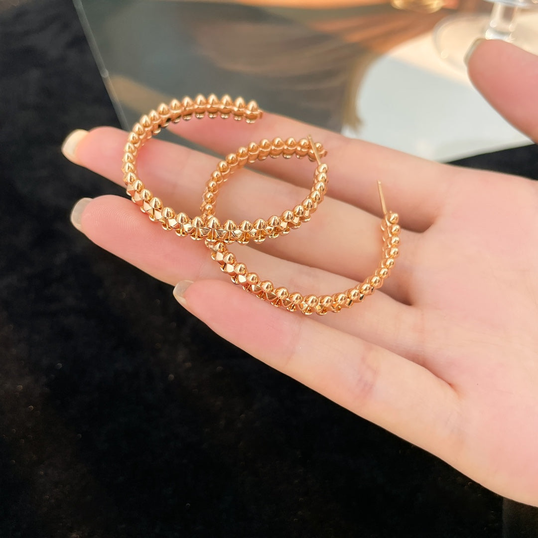 [Vera  Jewelry]CLASH HOOP EARRINGS